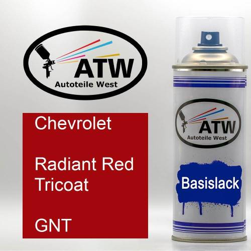 Chevrolet, Radiant Red Tricoat, GNT: 400ml Sprühdose, von ATW Autoteile West.